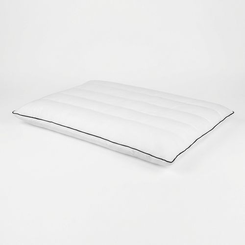 MINUPWELL Ultra Thin Pillow Cotton 2.5 inch black side